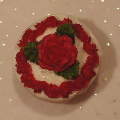 Valentines Cupcake Closeup