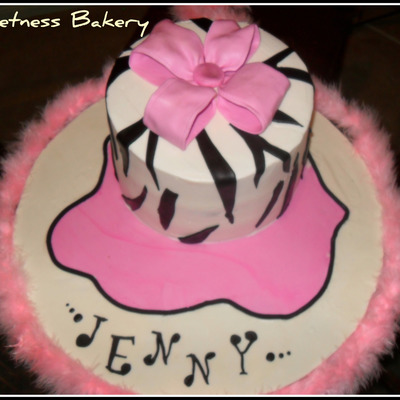 Zebra Fab Cake