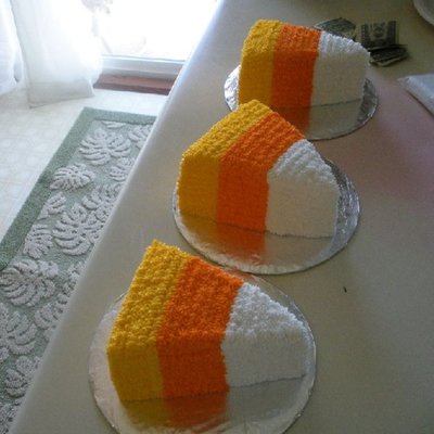 Candy Corn Cakes