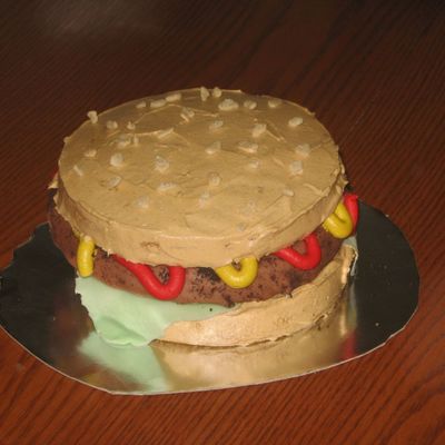 My First Burger Cake