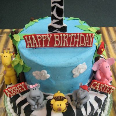Jungle Birthday Cake