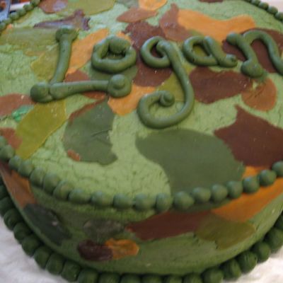 Camouflage Cake