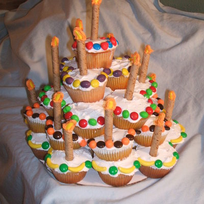 Birthday Cupcake Cake