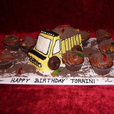 Dump Truck Cake