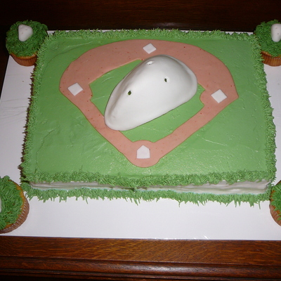Baseball "cup" Cake