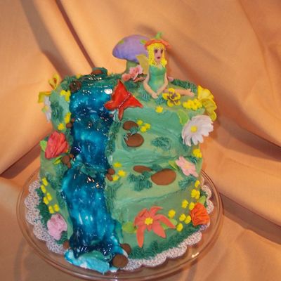 Fairy Birthday Cake