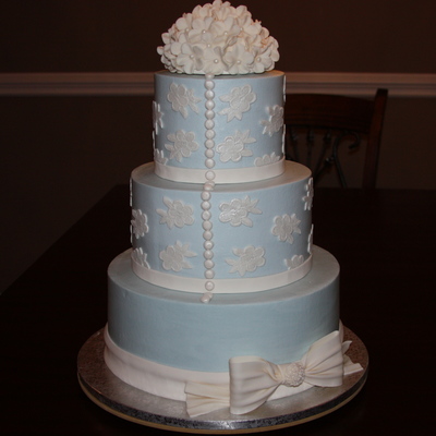 Powder Blue & Ivory