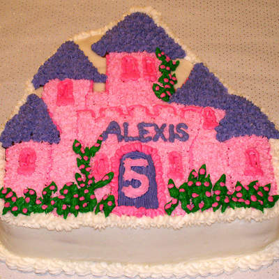 Princess Castle Birthday Cake