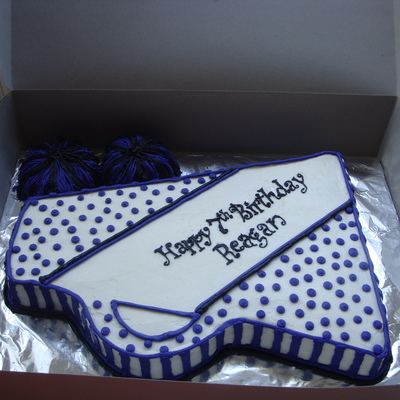 Cheerleading Birthday Cake