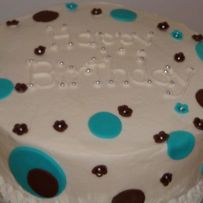 Dots Birthday Cake