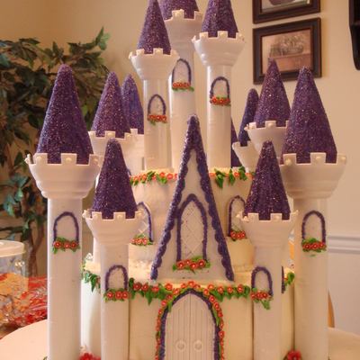 Purple And Pink Princess Castle