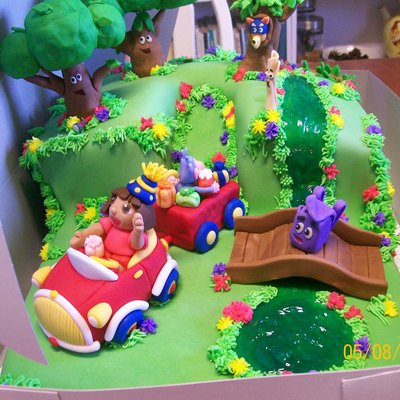 Dora Birthday Cake