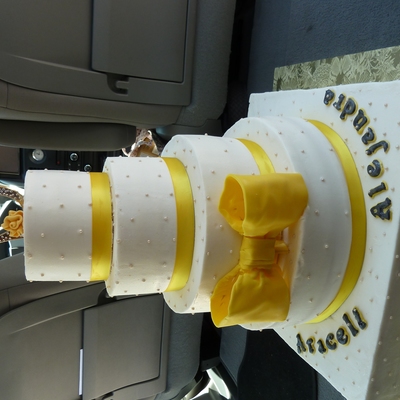 5 Tier 15Nera Yellow Cake For Twins