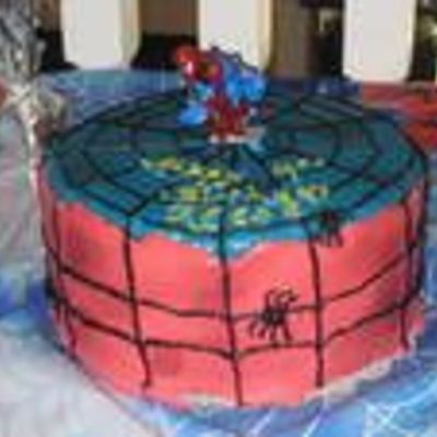 Reese's Spiderman Cake
