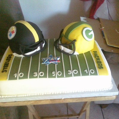 Super Bowl Xvl Cake