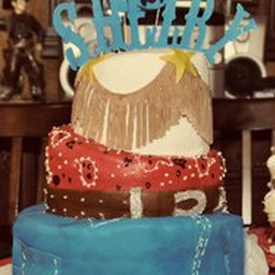 Country Western Birthday Cake