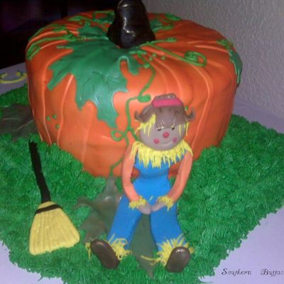 Pumpkin/scarecrow