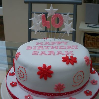 40Th Birthday Cake