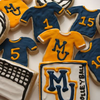 Volleyball Cookies