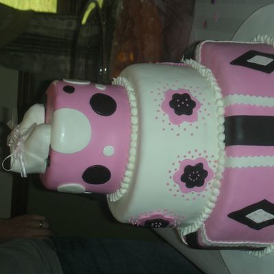 3 Tier Baby Shower Cake