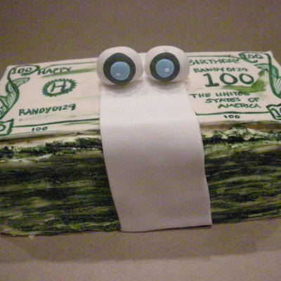 Stack Of Money With The Gogglie Eyes
