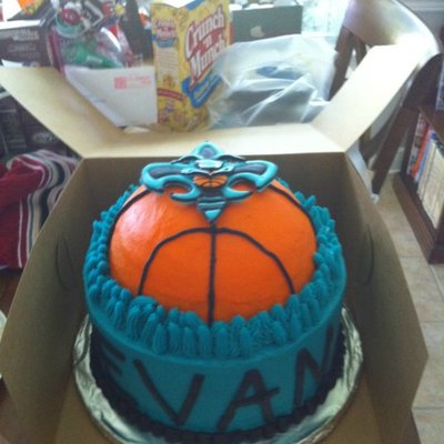New Orleans Hornets Birthday Cake