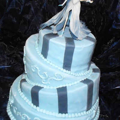 Corpse Bride Wedding Cake