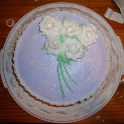 Wilton Course 1 Final Cake