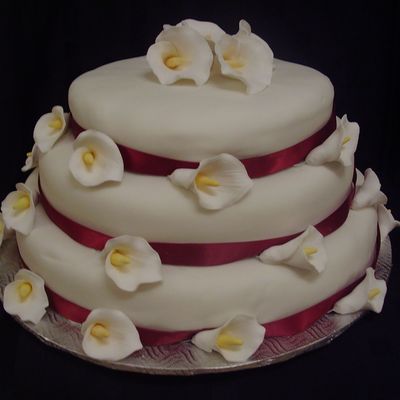 Fondant Wedding Cake, My First