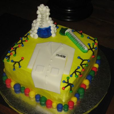 Science Lab Cake