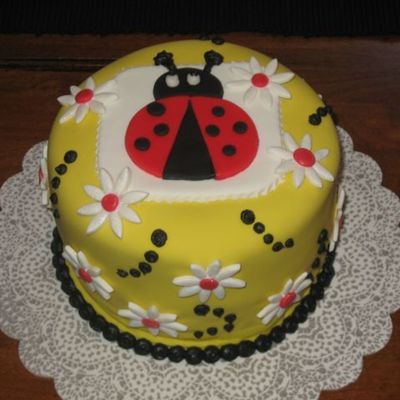 Yellow Bug Cake