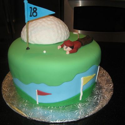 Father's Day Golf Cake
