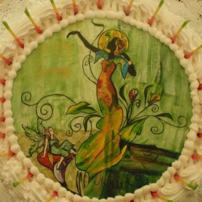 Hand Painted Gum-Tex