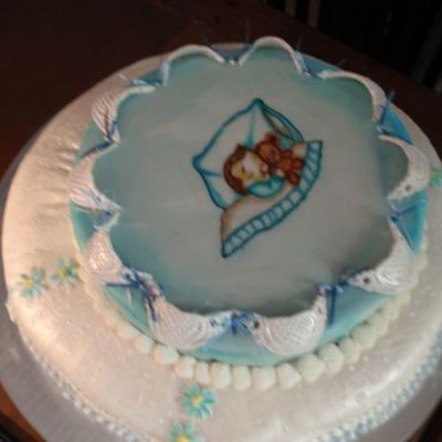 Hand Painted Cake Over Gum-Tex