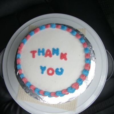 Thank You Cake