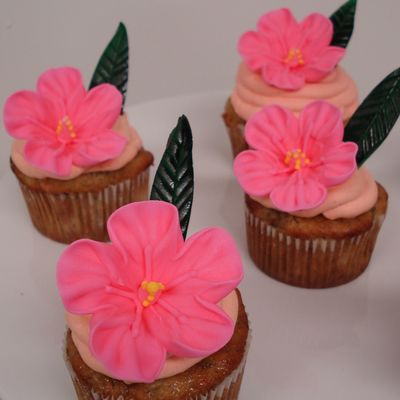 Hibiscus Cupcakes