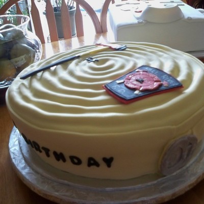 Birthday Cake For A Fireman