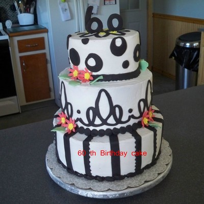 60 Th Birthday Cake