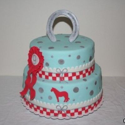 A Cake With Horse Accents