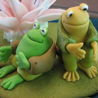 Detail Of Frog & Toad