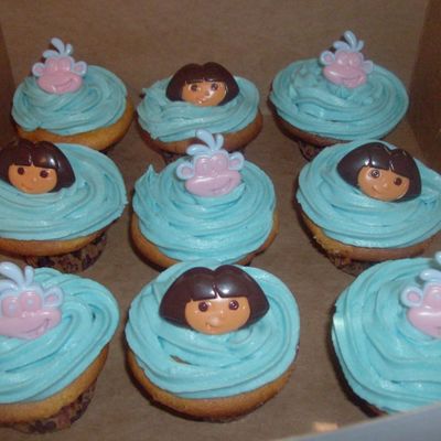 Dora Cupcakes