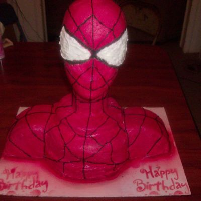 Stand Up Spiderman Cake