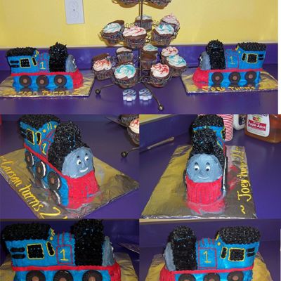 Two Thomas The Train Cakes