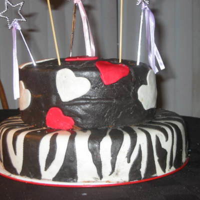 Sweet 16 Birthday Cake