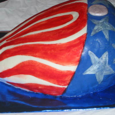Patriotic Harley Gas Tank