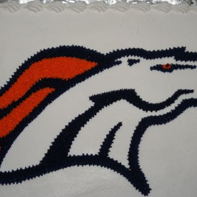 Denver Bronco's Groom's Cake