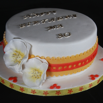 80Th Birthday Cake