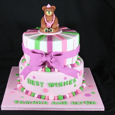 Teddy Bear Baby Shower Cake