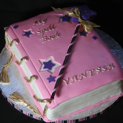 Spell Book Cake