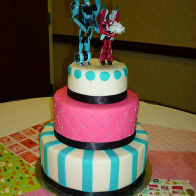 Transformer Wedding Cake